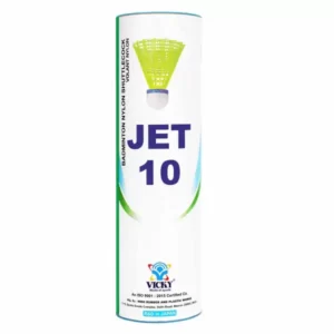 Vicky Jet 10 Badminton Shuttlecock Nylon (Pack of 6)